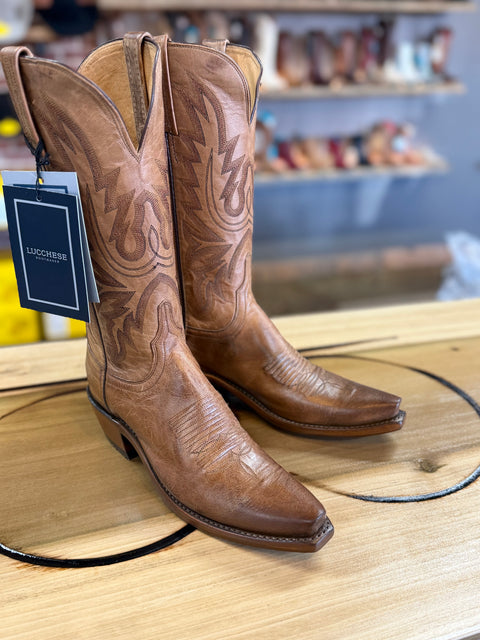 Lucchese Women's Savannah Tan Mad Dog