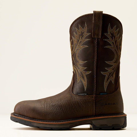 Ariat Men's WorkHog Waterproof Composite Toe Square Toe Work Boot