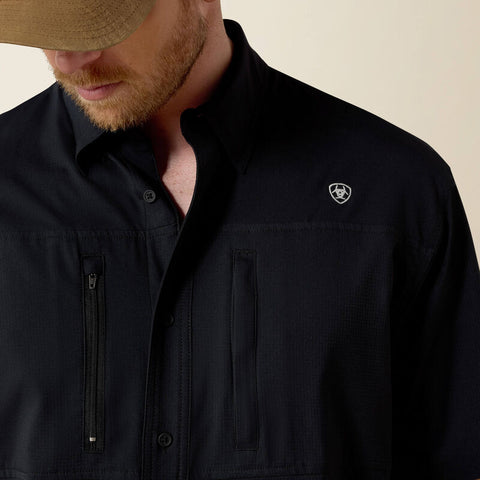 Ariat Men's VentTEK Classic Fit Shirt - Black