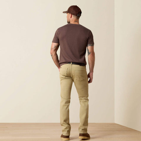 Ariat Men's M7 Grizzly Straight Jean in Dark Khaki