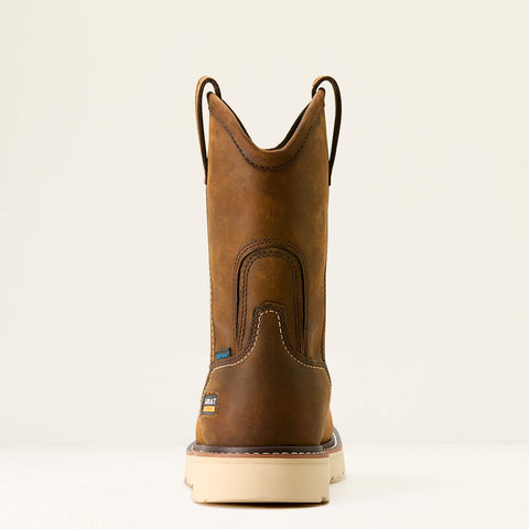 Ariat Men's Rebar Wedge Pull-On Wedge Sole Waterproof Work Boot