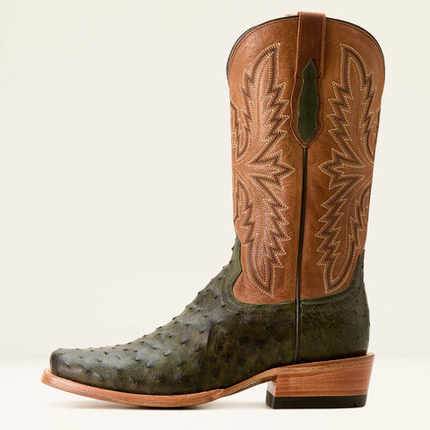 Ariat Men's Futurity Relentless Buckles 13" Olive Full Quill Cowboy Boot