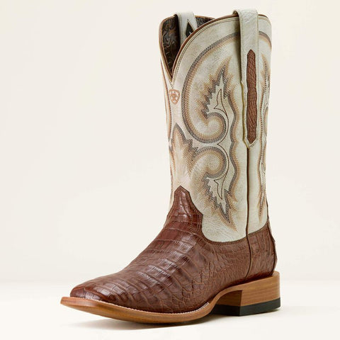 Ariat Men's Callen 11" Whiskey Caiman Square Cowboy Toe Boot