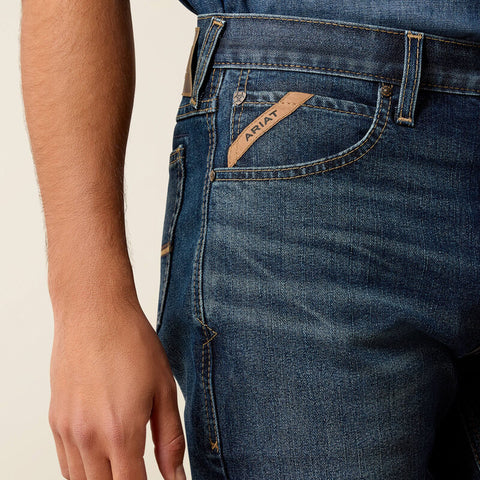 Ariat Men's M7 Slim Ray Classic Rise Pro Series Straight Leg Jeans