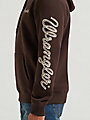 Men's Wrangler® Rope Logo Hoodie in  Brown