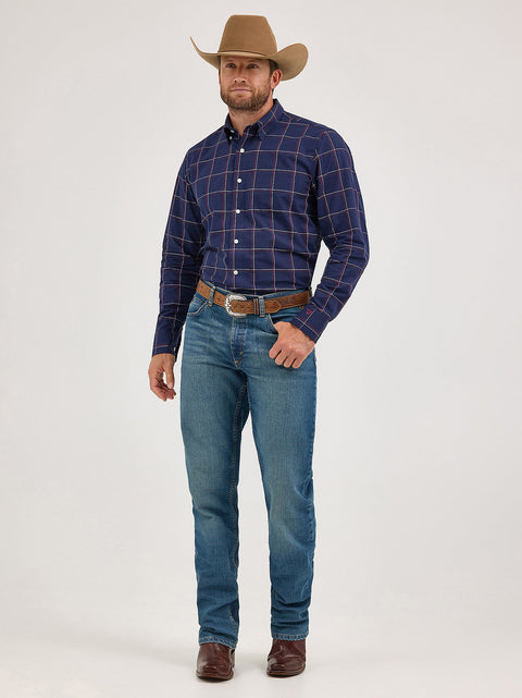Wrangler® Men's Cody Johnson One Pocket Button Down Shirt