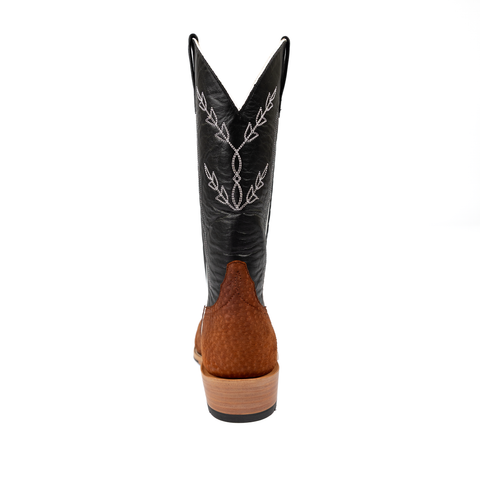 Horse Power Top Hand Men's 13" Rust Carpincho Cutter Toe Cowboy Boots