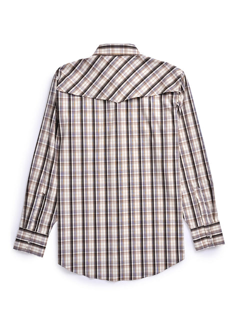 Men's Ely Cattleman Pro Long Sleeve Stretch Solid Vented Western Shirt