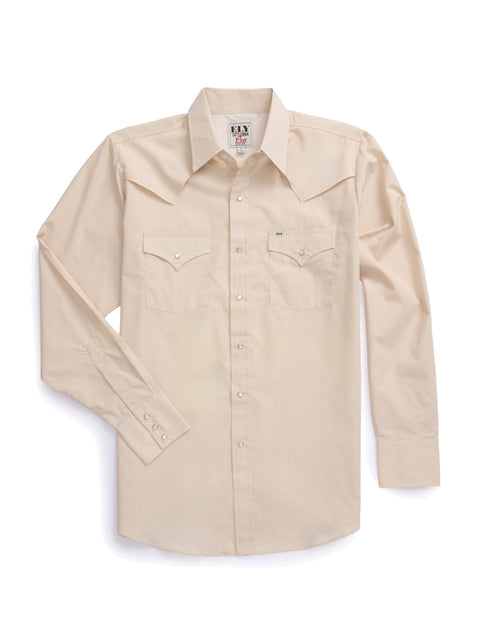 Men's Ely Cattleman Pro Long Sleeve Stretch Vented Western Shirt