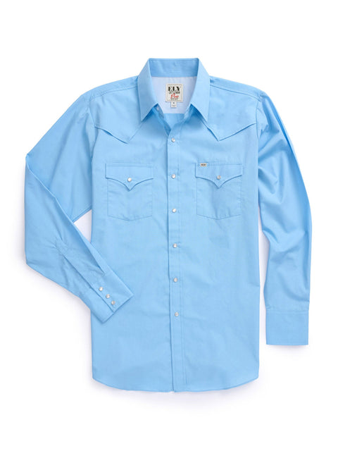 Men's Ely Cattleman Pro Long Sleeve Stretch Vented Western Shirt