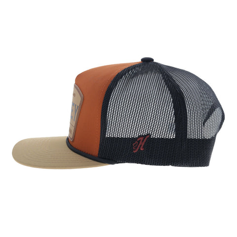 HOOEY "Trip" Orange/Black w/Leather Patch