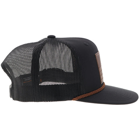 Hooey "Liberty Roper" Black w/Leather Patch