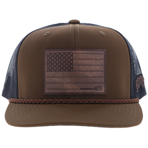 HOOEY "Liberty Roper" Brown/Black w/Leather Patch