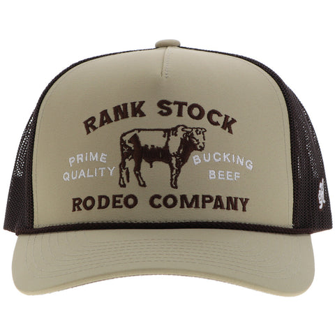 HOOEY "Rank Stock" Hat Tan/Brown w/Brown Stitching