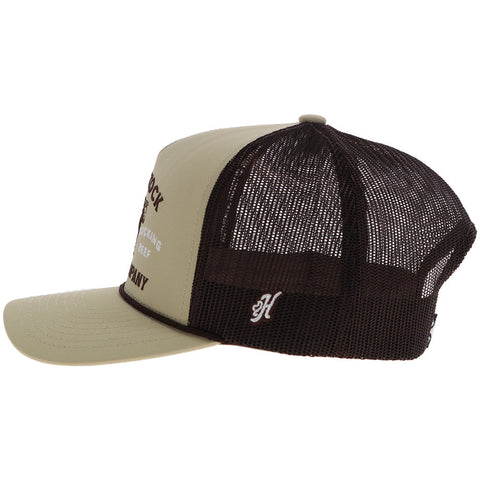 HOOEY "Rank Stock" Hat Tan/Brown w/Brown Stitching