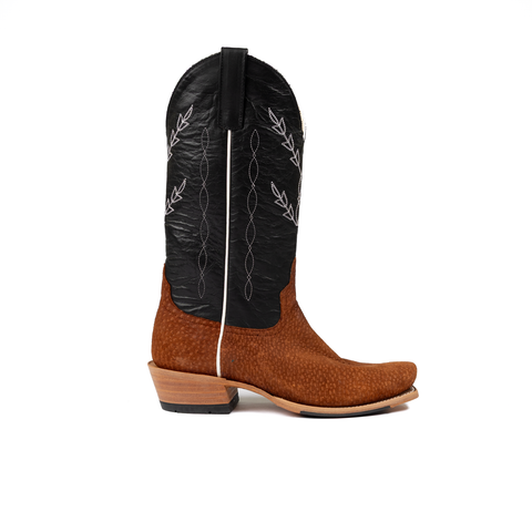 Horse Power Top Hand Men's 13" Rust Carpincho Cutter Toe Cowboy Boots