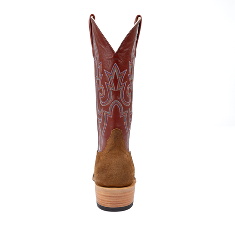Men's Horse Power Top Hand Waxy Commander with 13" Weathered Red Goat Top