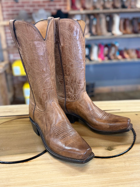 Lucchese Men's Crayton Tan Mad Dog