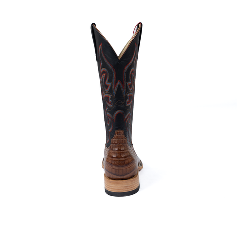 Horse Power Top Hand Men's 13" Cigar Caiman Square Toe Cowboy Boots