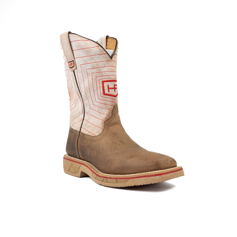 Horse Power Earth Distressed Bison Work Boots