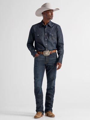 Men's Wrangler Retro® Slim Fit Bootcut Jean in Dax