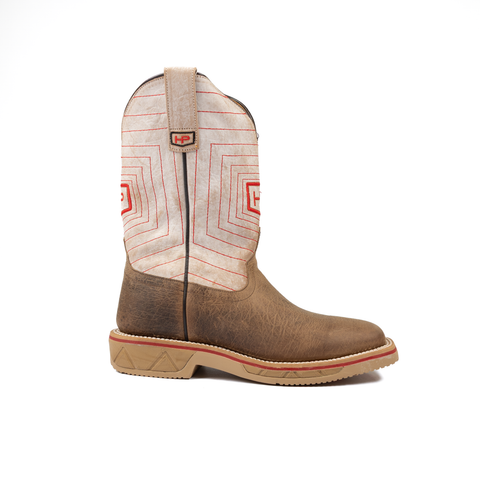 Horse Power Earth Distressed Bison Work Boots