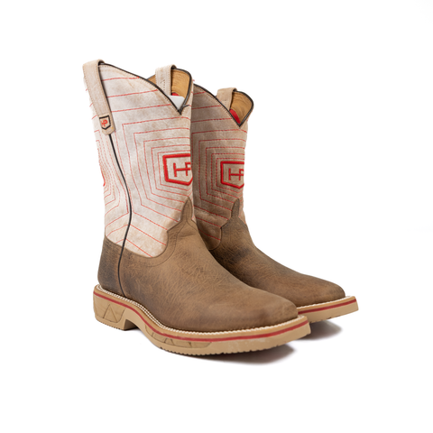 Horse Power Earth Distressed Bison Work Boots