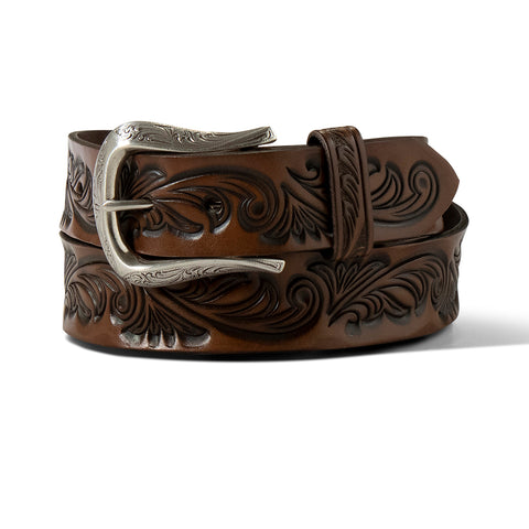 Ariat Women's Belt 1 1/2"FlrlEmbossedBR
