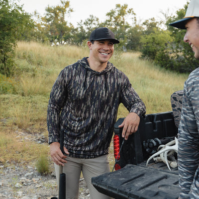 BURLEBO Men's Performance Hoodie - Midland Camo