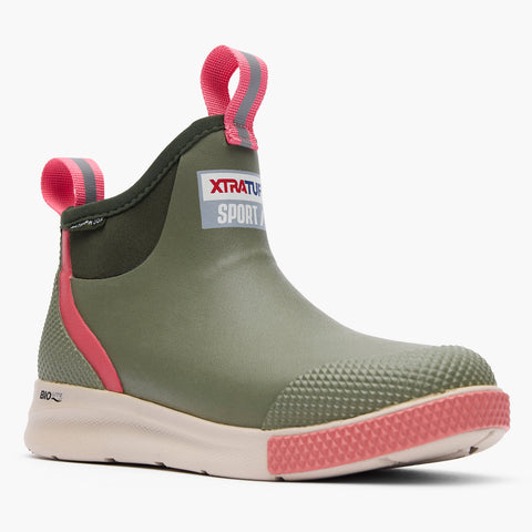 XTRATUF Women's Ankle Deck Boot Sport – OLIVE