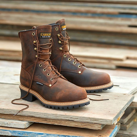 Carolina Elm 8" Steel Toe Waterproof Logger
