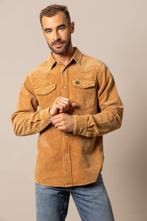 Kimes Ranch Men's Catalina Cord Pearl Snap Shirt