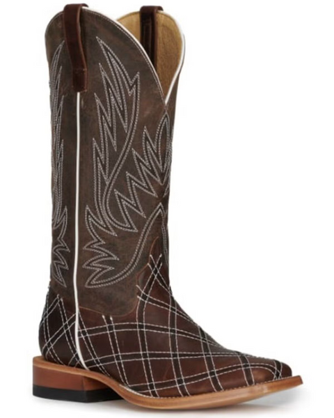 Horse Power Men's Sabotage Moka Patchwork Cowboy Boots