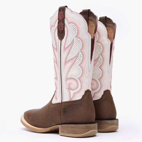 Durango Lady Rebel Pro 12" White Ventilated Western Boot