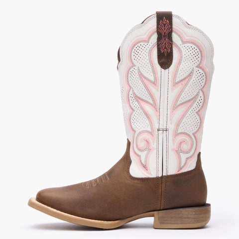 Durango Lady Rebel Pro 12" White Ventilated Western Boot