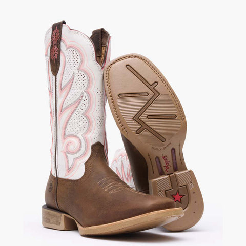 Durango Lady Rebel Pro 12" White Ventilated Western Boot