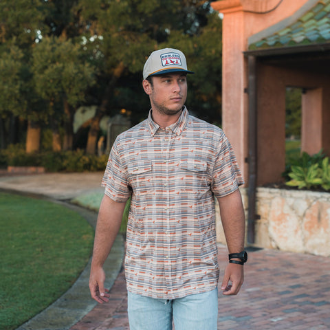 Burlebo Men's Performance Western Shirt - Duck Hunter Plaid