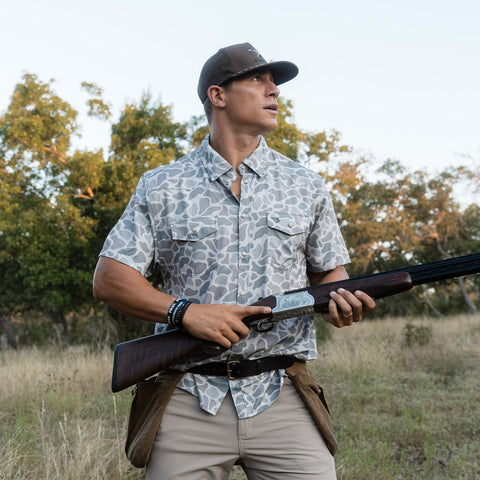 Burlebo Performance Western Shirt -  Classic Deer Camo
