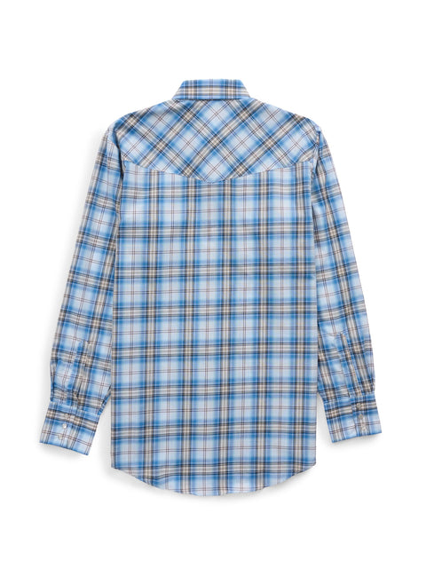 Men's Ely Cattleman Long Sleeve Plaid Western Snap Shirt