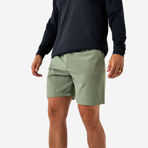 Burlebo Men's Everyday Short - Light Sage - Brush Country Pocket