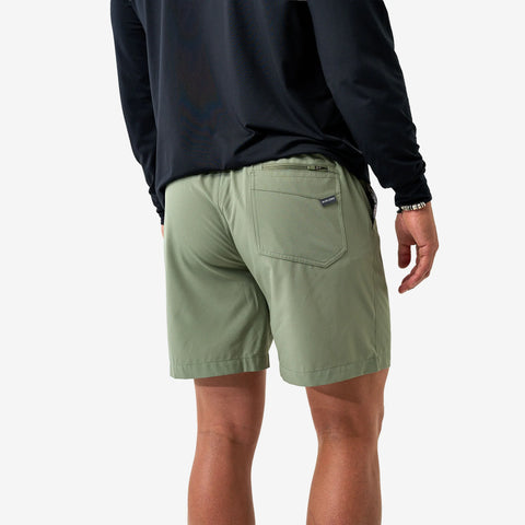 Burlebo Men's Everyday Short - Light Sage - Brush Country Pocket