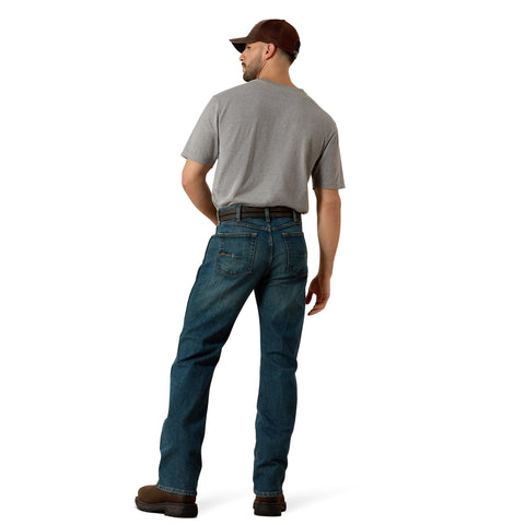 Ariat Men's Rebar M4 Relaxed DuraStretch Basic Boot Cut Jean
