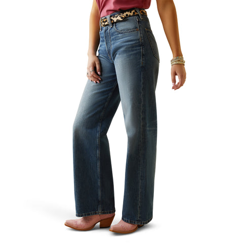 Ariat Women's Ultra High Rise Tomboy Wide Jean
