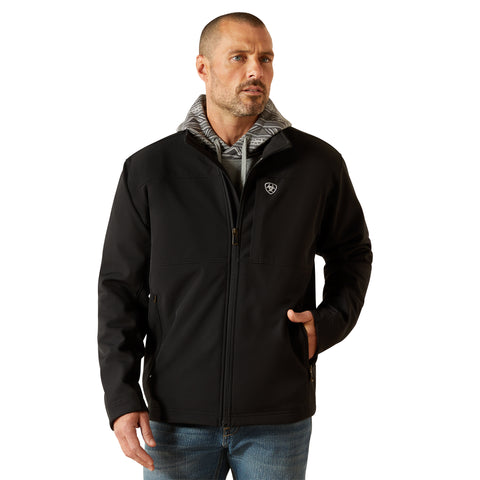 Ariat Men's Vernon Softshell Jacket in Black