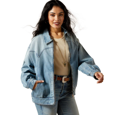 Ariat Cheyenne Denim Bomber Jacket
