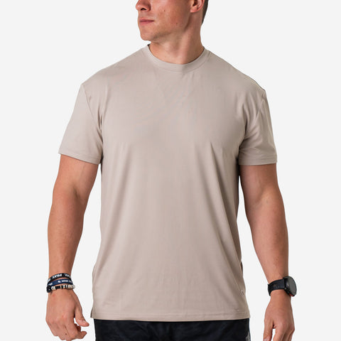 Burlebo Men's Go To Tee - Sandstone