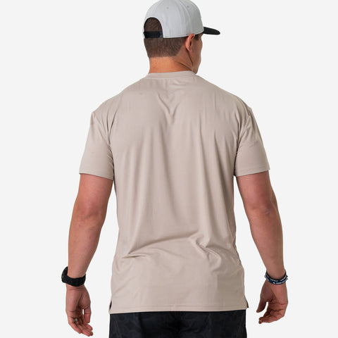 Burlebo Men's Go To Tee - Sandstone