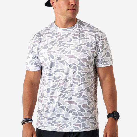 Burlebo Men's Go To Tee - White Camo