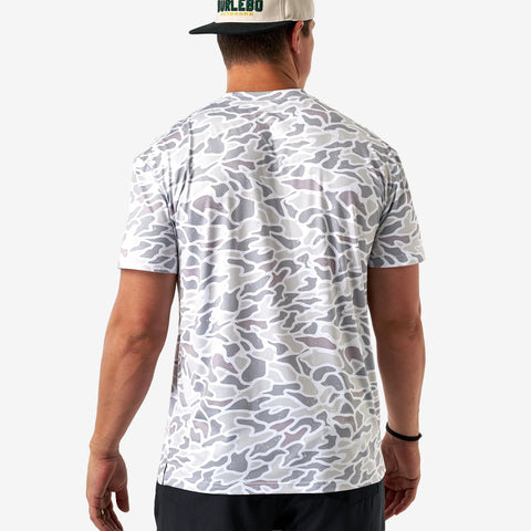 Burlebo Men's Go To Tee - White Camo