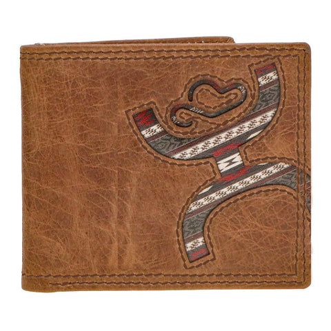 Hooey Original Bifold Hooey Wallet Brown w/ Nomad Print